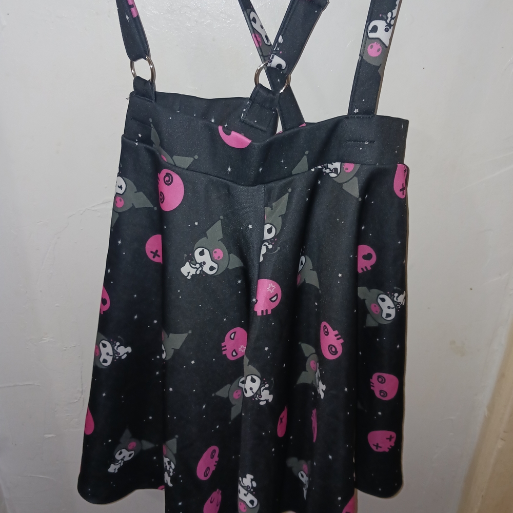Sanrio Black Skirt with Pink and White Characters - Picture 2 of 3